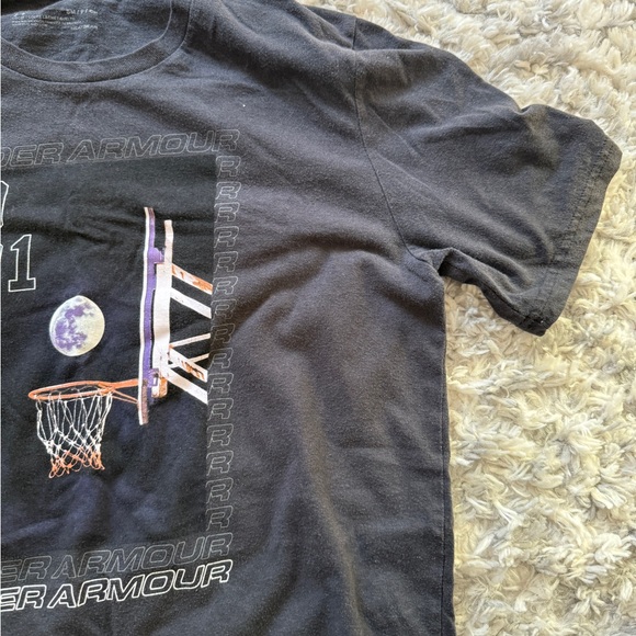 Under Armour Black Basketball Graphic Tee - Picture 3 of 8